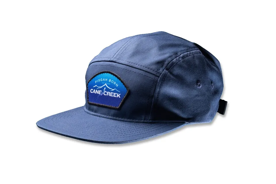 cane-creek-heritage-5-panel-cap-blau-baumwolle-flat-bill image 1