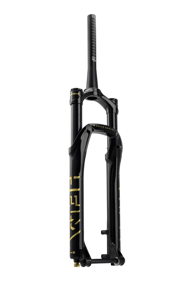 cane-creek-helm-works-federgabel-130mm-schwarz-gold-federweg image 1