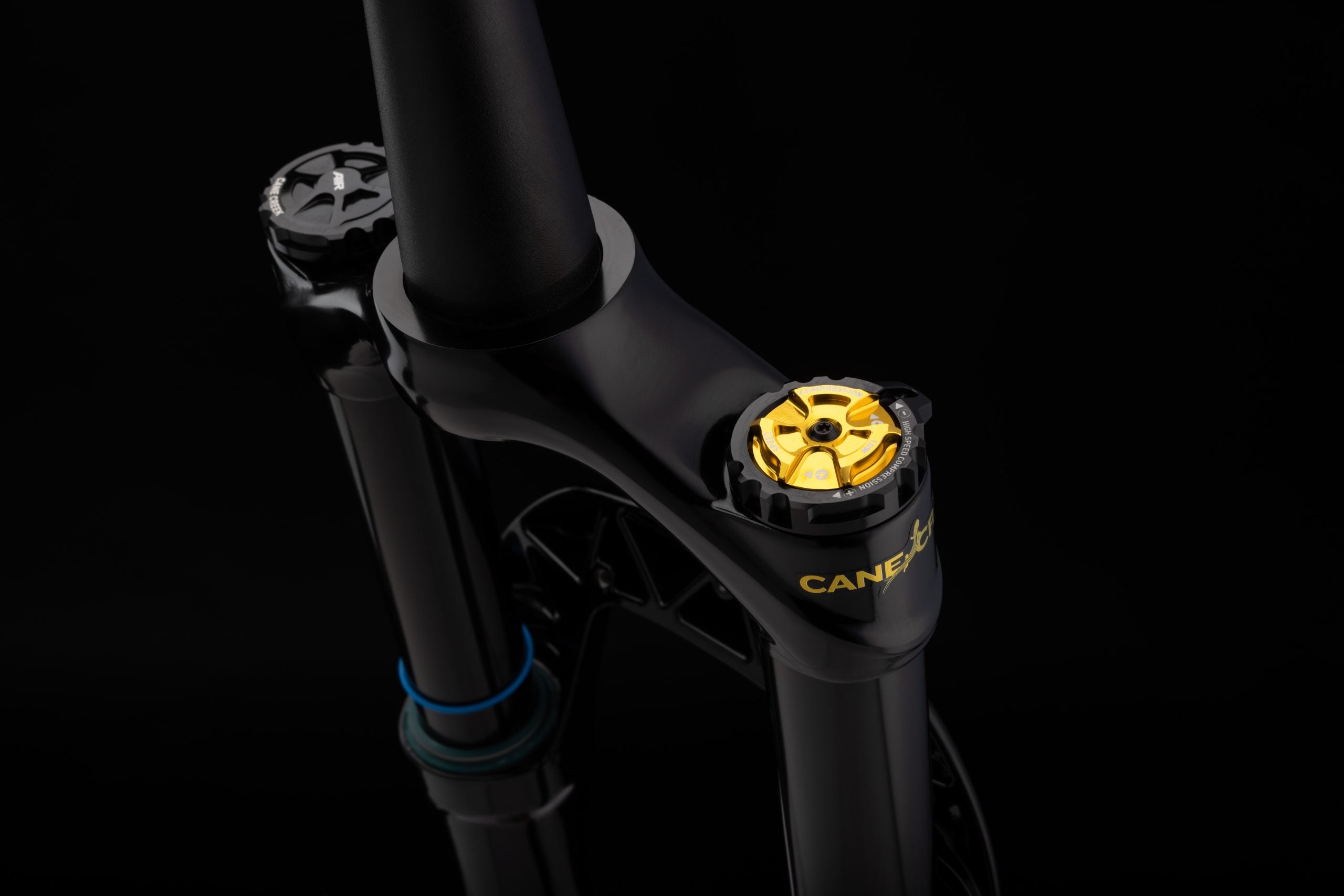 cane-creek-helm-works-federgabel-130mm-schwarz-gold-federweg image 5