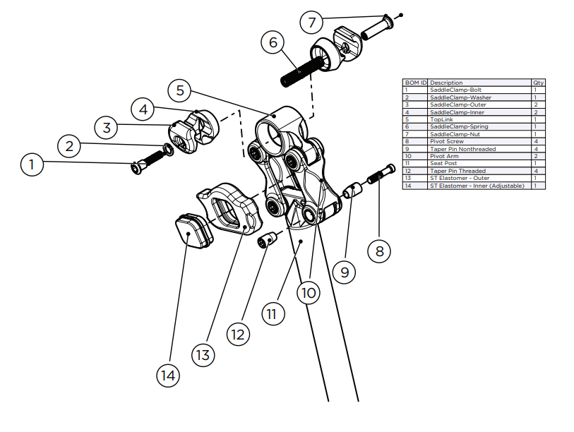 cane-creek-thudbuster-4g-sattelklemmen-kit-sattelst-tze image 2