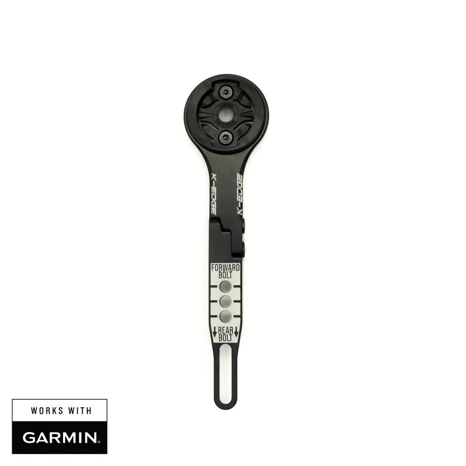 k-edge-ihs-mount-fahrradcomputer-halterung-schwarz-combo-garmin image 1