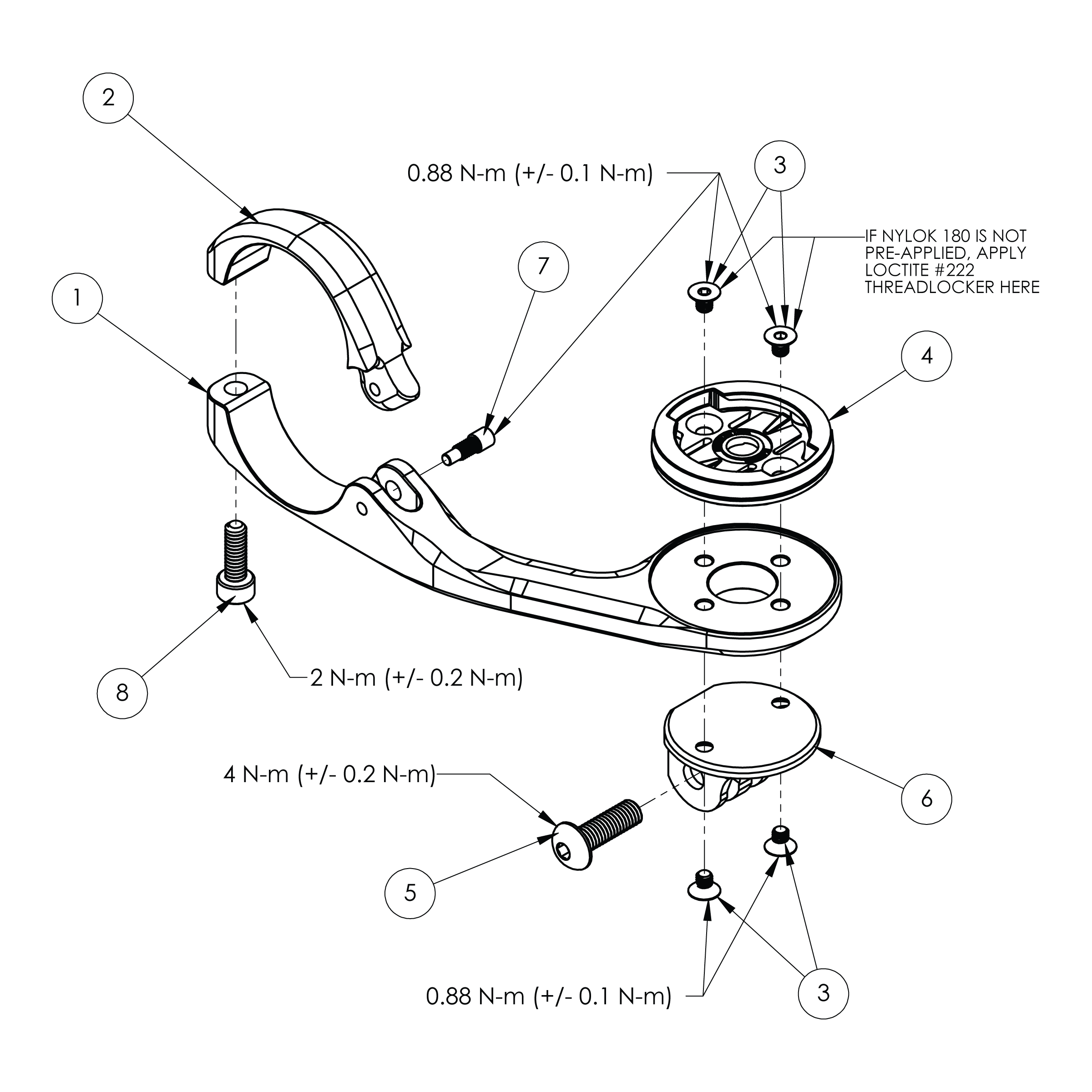 k-edge-replacement-hardware-klemmschraube-computer-mount-ersatz image 1