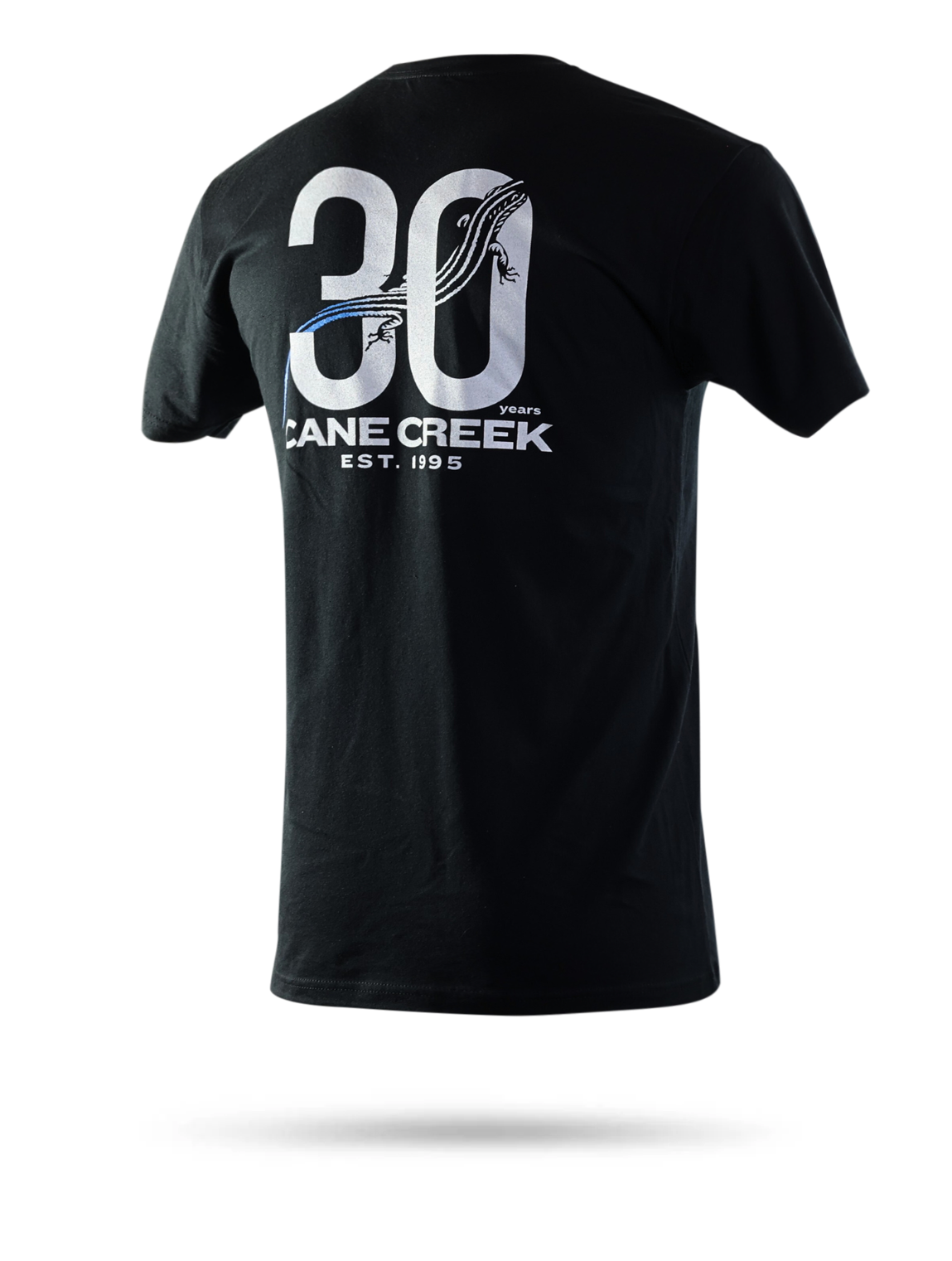 cane-creek-30th-anniversary-t-shirt-retro-logo-schwarz-l image 2